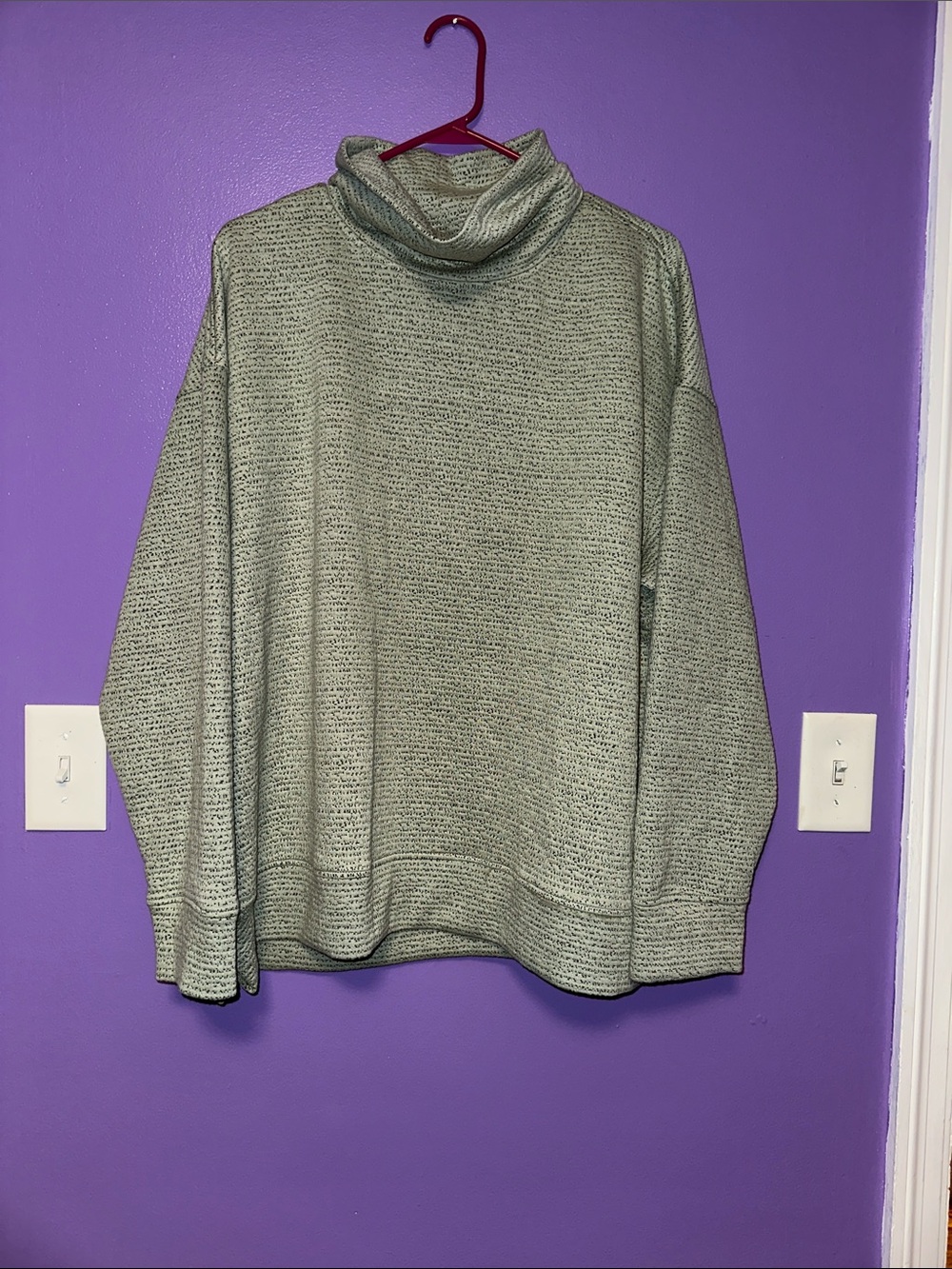 Men's Heather Gray Turtleneck Sweater - Cozy Everyday Knit